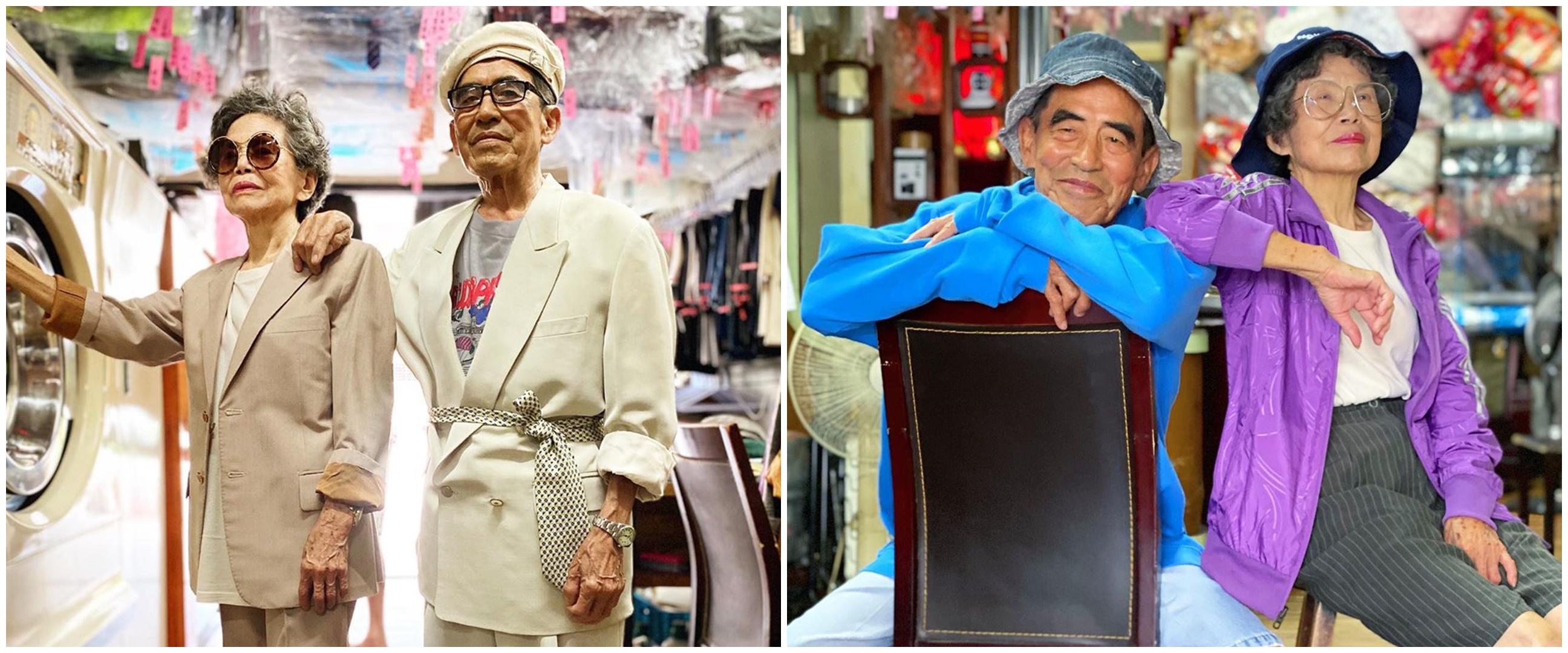 9 Potret kakek nenek bergaya bak model kekinian, stylish abis