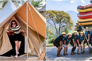 8 Momen liburan Cita Citata camping hingga rafting, penuh keseruan