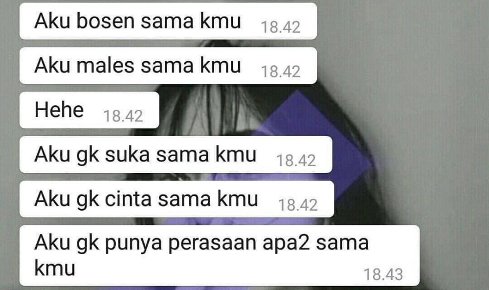 10 Chat lucu pengen putus ini endingnya bikin geleng kepala