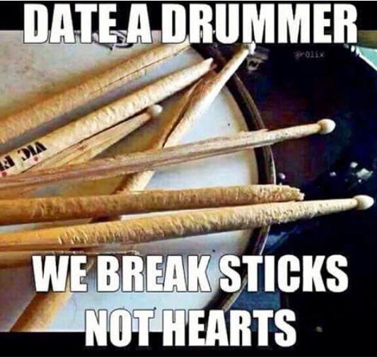 9 Meme lucu gombalan ala drummer, bisa bikin cewek meleleh