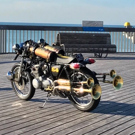 8 Modifikasi motor bertema alat musik, nyeleneh abis