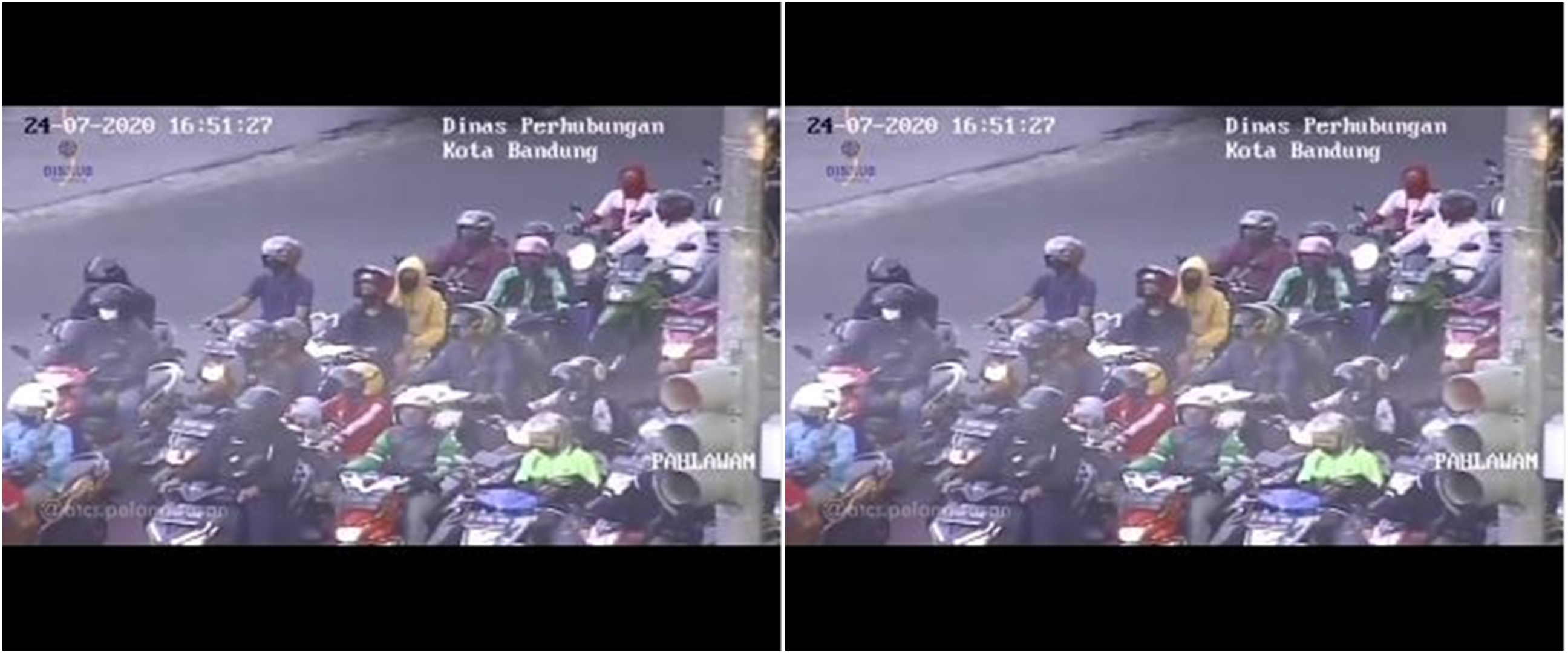 Viral video peringatan lucu bagi pelanggar lalu lintas di Bandung