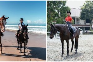 Gaya 7 seleb berkuda bareng anak, kece maksimal