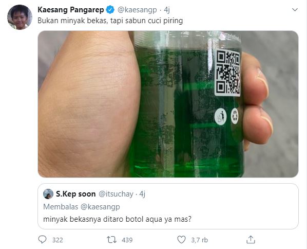 Kaesang pamer 4 barang sederhana di Istana, respons warganet kocak