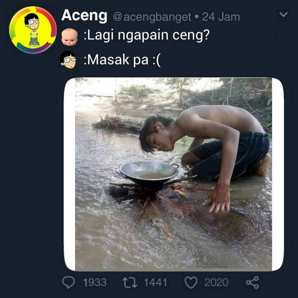 10 Meme lucu disuruh masak ini endingnya bikin geli-geli jengkel