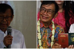 Kabar duka, sastrawan Ajip Rosidi suami Nani Widjaya meninggal dunia