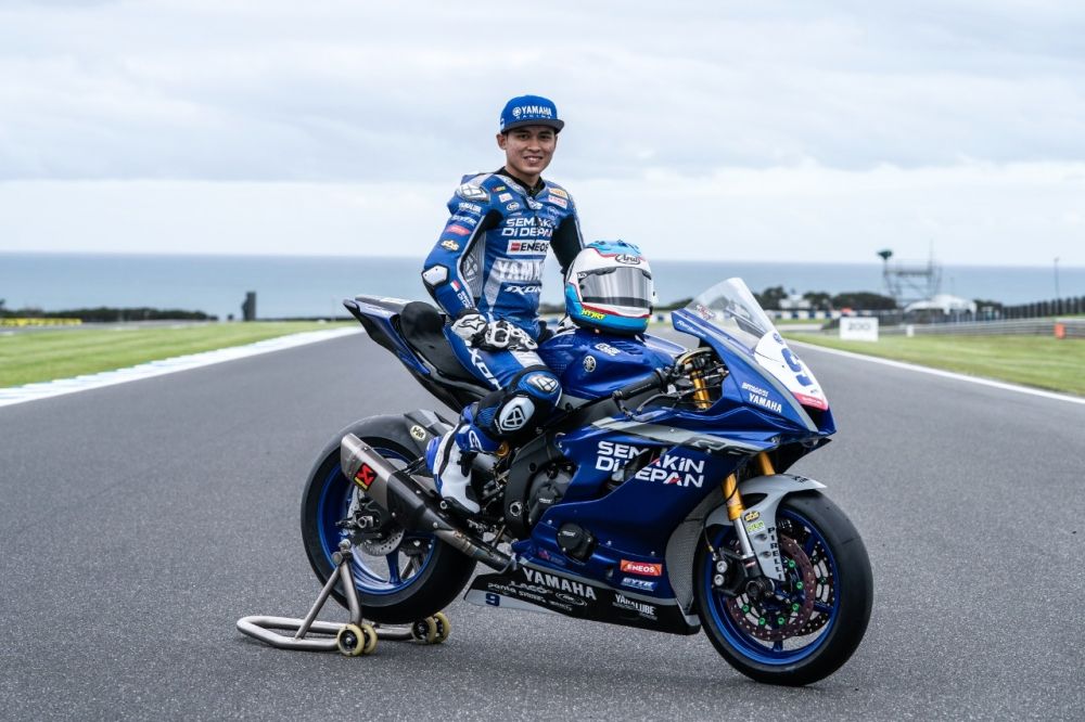 Rider Indonesia ini siap melesat diputaran ke-2 World Supersport
