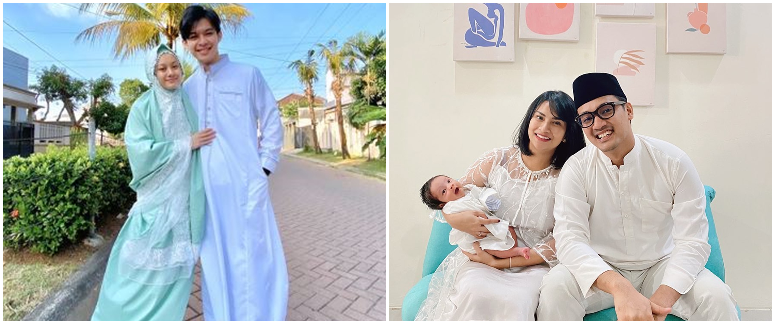 Momen 7 seleb rayakan Idul Adha pertama sama pasangan, bikin baper