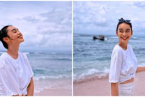 Hamil 8 bulan, ini 8 potret Conchita Caroline pamer baby bump