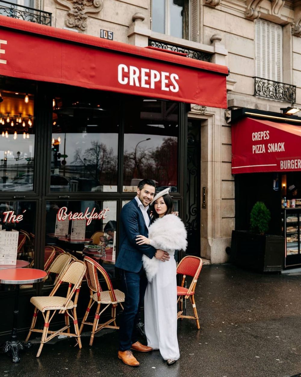 8 Potret Chef Marinka bareng pria bule di Paris, romantis