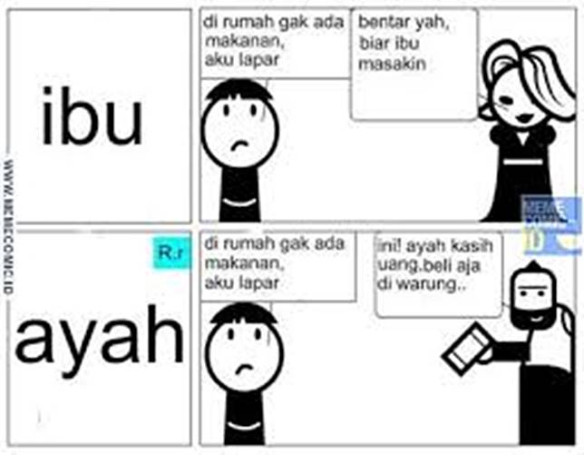 10 Meme beda gaya asuh mamah & papah ini bikin senyum tipis