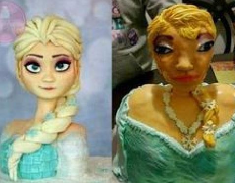 20 Potret kue bertema princess Disney ini hasilnya bikin ngakak