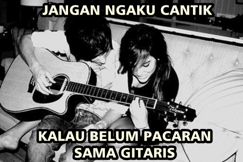 8 Meme lucu gombal ala gitaris ini bisa bikin cewek tersipu-sipu