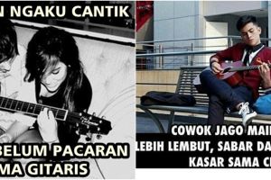 8 Meme lucu gombal ala gitaris ini bisa bikin cewek tersipu-sipu