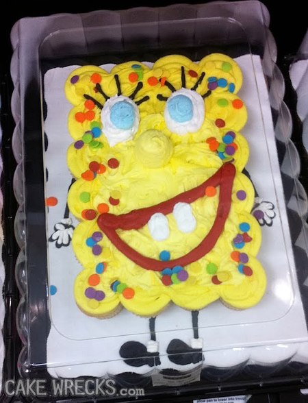 10 Potret kue bertema SpongeBob ini hasilnya bikin tepuk jidat
