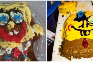 10 Potret kue bertema SpongeBob ini hasilnya bikin tepuk jidat