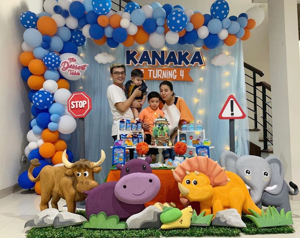 6 Momen ultah sederhana Kanaya anak Tya Ariestya, dirayakan di rumah
