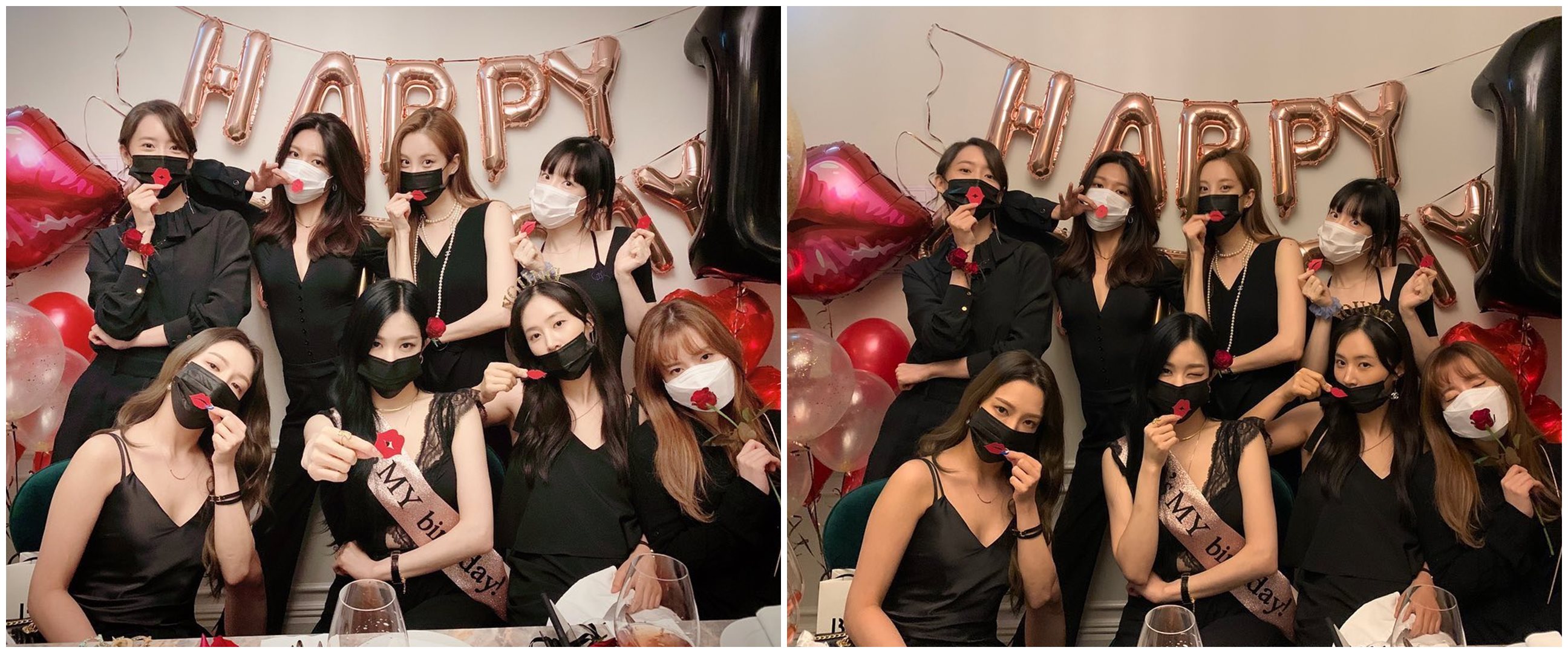 10 Potret reuni SNSD rayakan hari jadi ke-13 sekaligus ultah Tiffany