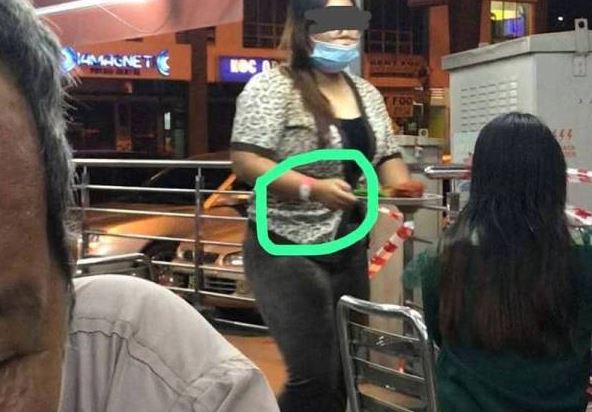 Pakai gelang mirip ODP Covid-19, cewek ini alami nasib apes