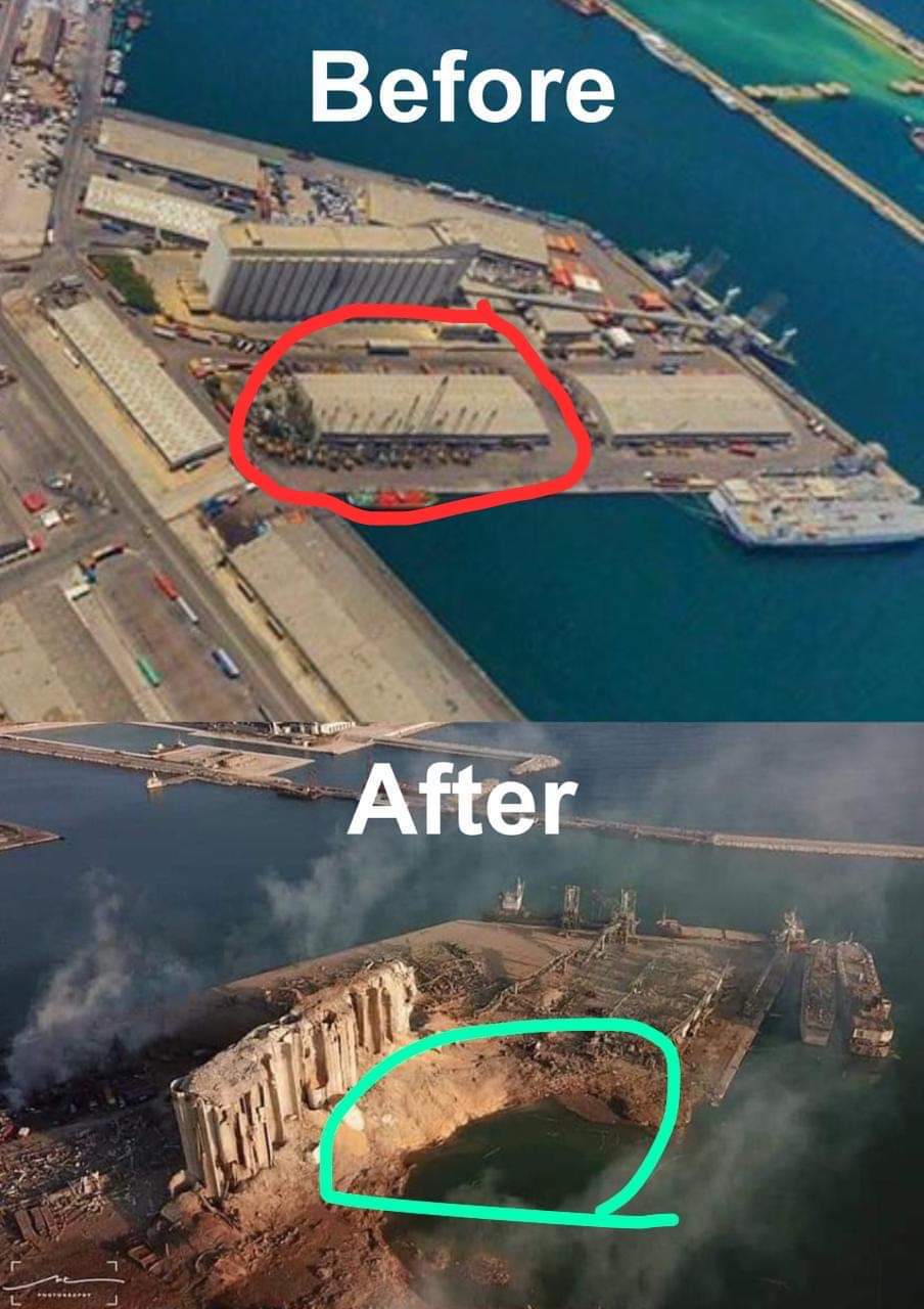 6 Foto satelit Beirut Lebanon sebelum dan sesudah ledakan