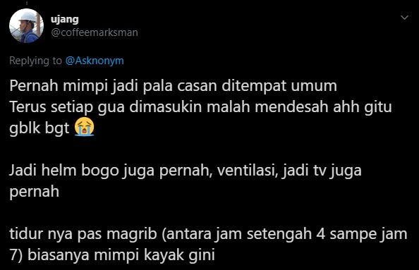 10 Pengakuan mimpi teraneh warganet ini kocaknya absurd abis