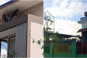 8 Potret kendaraan lagi parkir di atap rumah ini bikin gagal paham