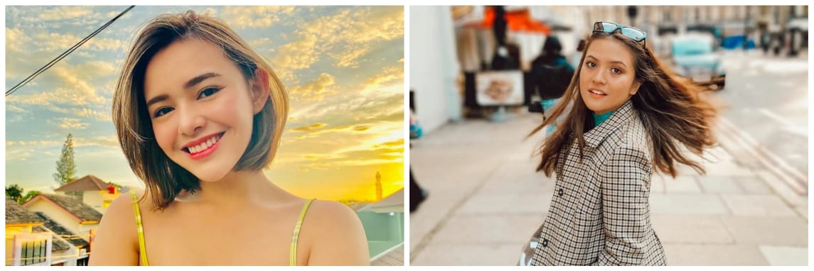 9 Adu gaya Marsha Aruan dan Amanda Manopo, sama-sama mantan El Rumi