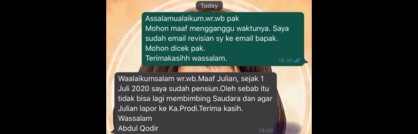 Tunda garap skripsi, mahasiswa ini ditinggal pensiun dosen pembimbing