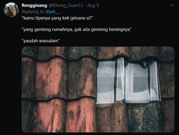 15 Tipe jodoh impian ala warga +62, recehnya bikin senyum tipis