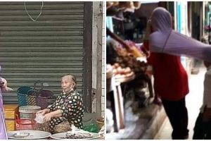 10 Momen lucu ibu-ibu belanja di pasar ini bikin cekikikan