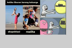 7 Meme liburan bareng keluarga ini bikin senyum kangen