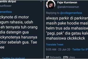 10 Cuitan lucu momen absurd saat parkir ini bikin senyum geli