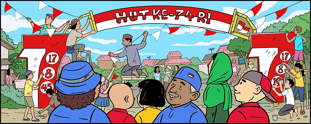 Rayakan tujuhbelasan di rumah saja bisa makin seru, coba 7 cara ini