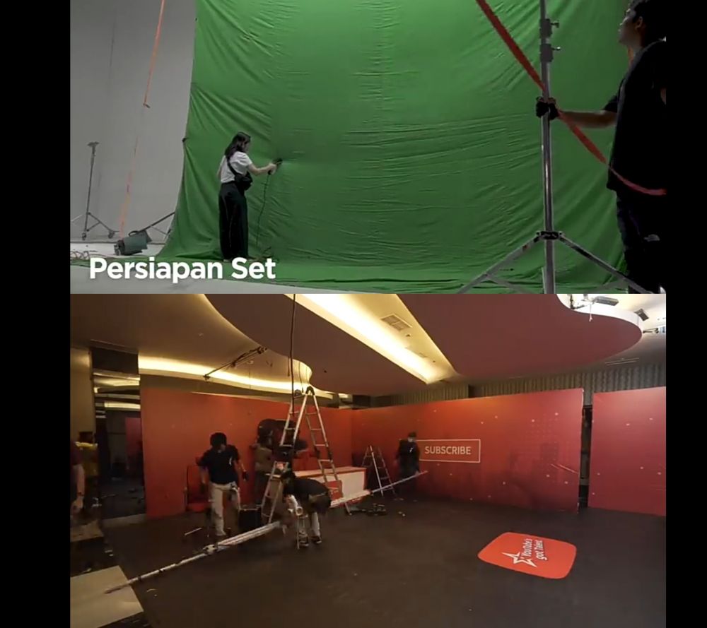 Penampakan studio 5 YouTuber Tanah Air, minimalis sampai mewah