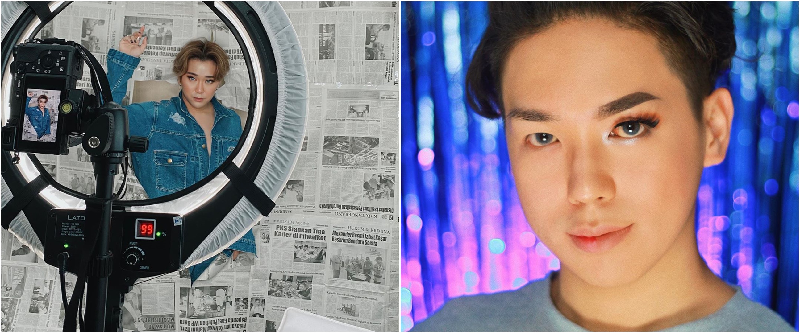 Cerita 5 pria Indonesia yang sukses jadi beauty vlogger, inspiratif