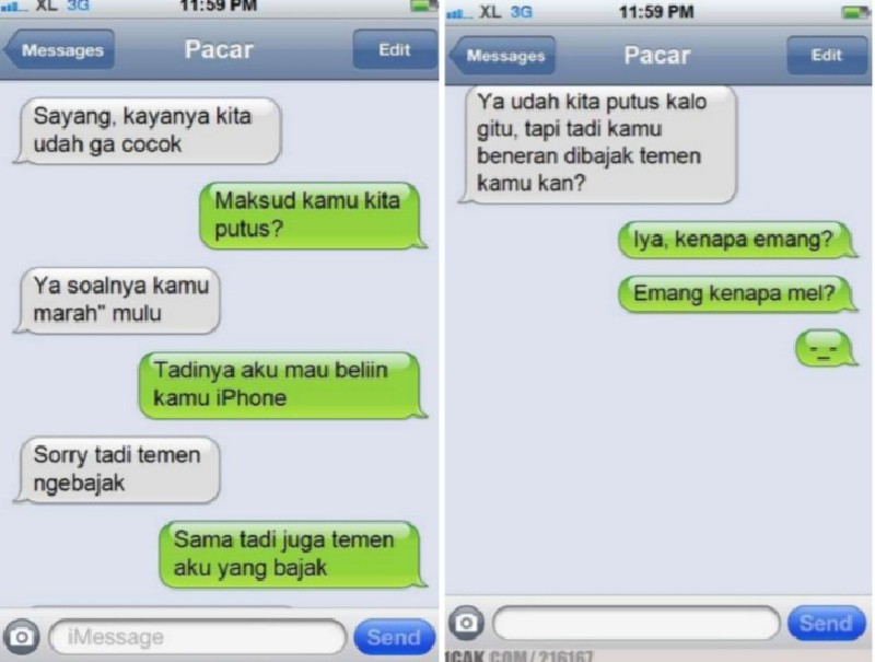 10 Chat lucu cara hadapi cewek matre ini bikin tepuk jidat