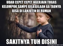 10 Meme tugas kelompok ini bikin ingat teman yang ngeselin