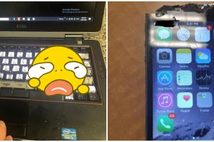 10 Potret kerusakan gadget ini bikin tukang servis auto histeris