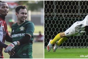 8 Gaya Raffi Ahmad bermain sepak bola, bak atlet profesional