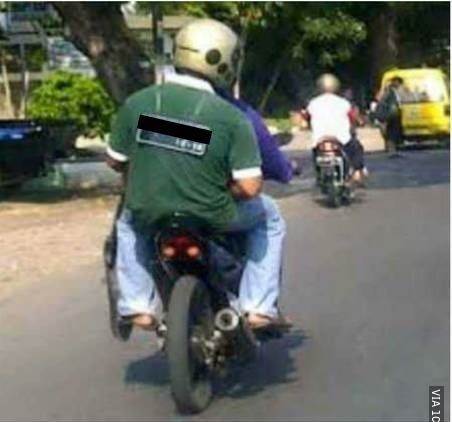 8 Potret absurd orang pas lagi dibonceng ini bikin gagal paham