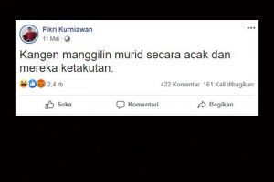 10 Status lucu guru di Facebook ini bikin murid senyum tepuk jidat