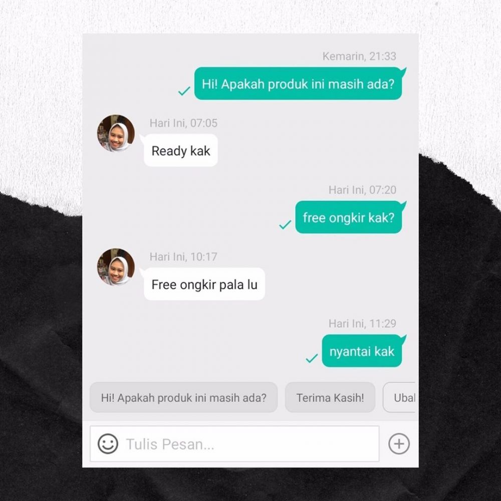 10 Chat lucu penjual online shop iseng abis ini bikin pengen emosi