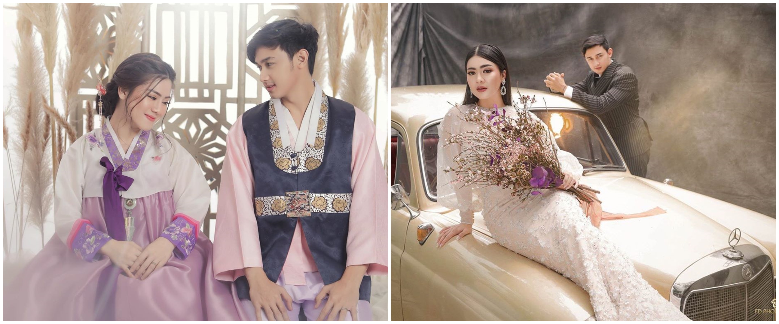 13 Potret prewedding Felicya Angelista & Caesar Hito dalam 9 tema