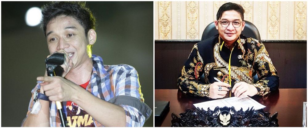 Beda penampilan 5 musisi Tanah Air sebelum & sesudah masuk politik