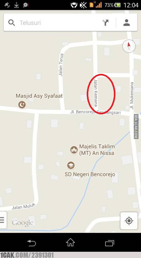 10 Nama jalan di Google Maps ini lucunya bikin jomblo baper