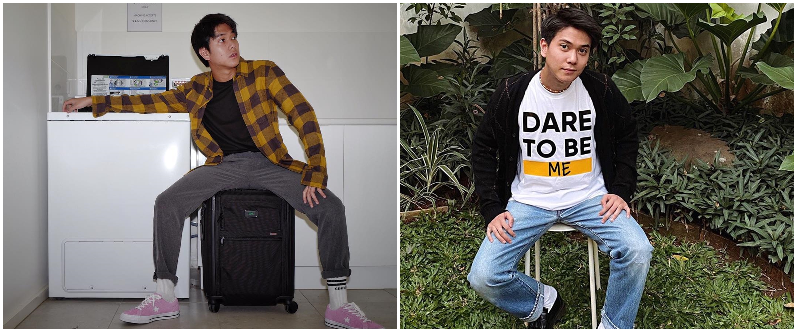 Tampil beda, 8 potret Iqbaal Ramadhan berambut gondrong jadi sorotan