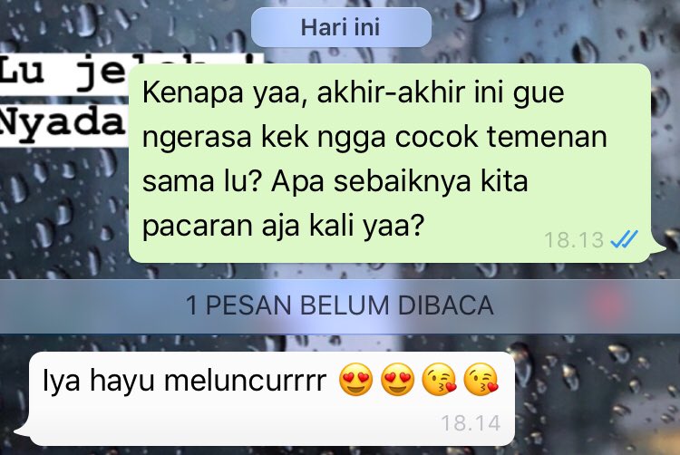 10 Chat lucu gampangnya ngajak jadian, bikin jiwa jomblo meronta