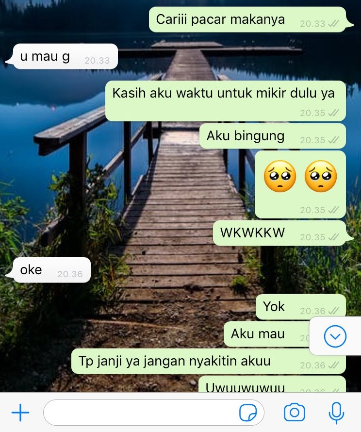 10 Chat lucu gampangnya ngajak jadian, bikin jiwa jomblo meronta