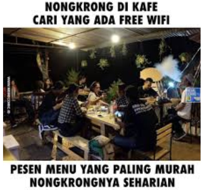 10 Meme saat nongkrong di cafe, bikin jiwamu ambyar