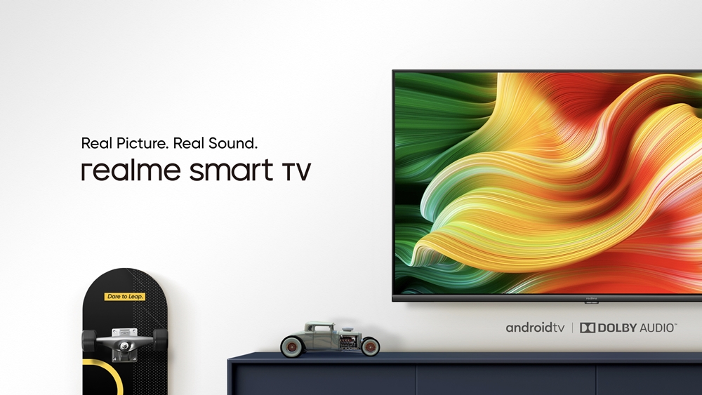 realme Smart TV, desain layar tipisnya bak nonton bioskop di rumah
